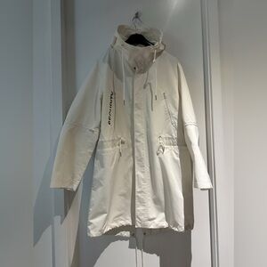 Stylish Cream Jacket with Hood